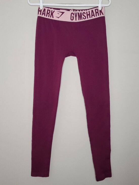 Gymshark Pants - Gymshark Fit Seamless Leggings Deep plum Chalk pink Size S